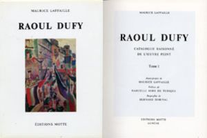 ラウル・デュフィ　レゾネ　Raoul Dufy Catalogue Raisonne De L'ceuvre Peint /Maurice Laffailleのサムネール