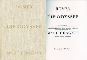 マルク・シャガール版画集　Die Odyssee/Homer著　Marc Chagall画のサムネール