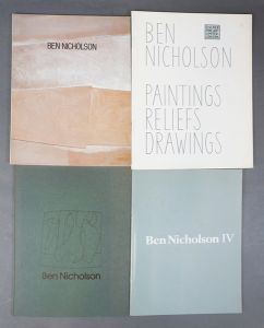 ベン・ニコルソン展覧会カタログ4冊セット　1985年カサハラ画廊他/Ben Nicholsonのサムネール