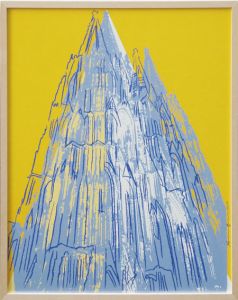 アンディ・ウォーホル版画額「ケルン大聖堂　Cologne Cathedral」/Andy Warholのサムネール