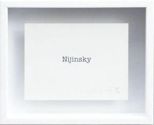 サイモン・パターソン版画額「Nijinsky」/Simon Pattersonのサムネール