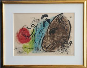 マルク・シャガール版画額「茶色い馬 Le Cheval Brun」/Marc Chagallのサムネール