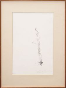 アルベルト・ジャコメッティ版画額「Man Standing(Homme Debout)」/Alberto Giacomettiのサムネール