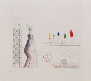デイヴィッド・ホックニー版画「A Tune」/David Hockneyのサムネール