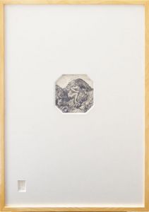 岸田劉生版画額「石を噛む人」/Ryusei Kishidaのサムネール