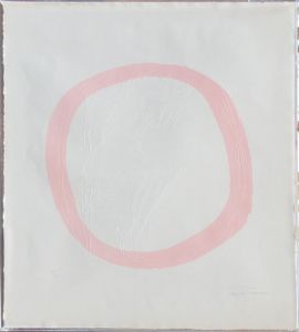 ルーチョ・フォンタナ版画額「Nudo Rosa」/Lucio Fontana