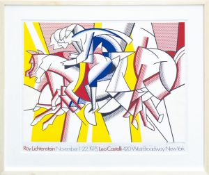 ロイ・リキテンシュタイン　ポスター額「The Red Horseman」/Roy Lichtensteinのサムネール