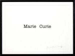 サイモン・パターソン版画額「Marie Curie」/Simon Pattersonのサムネール