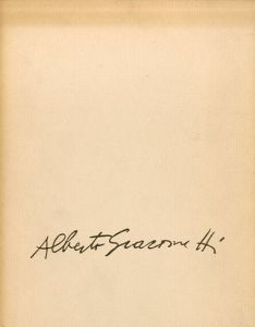 アルベルト・ジャコメッティ　Alberto Giacometti: Vivantes Cendres,Innommees/のサムネール