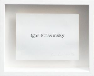 サイモン・パターソン版画額「Igor Stravinsky」/Simon Pattersonのサムネール