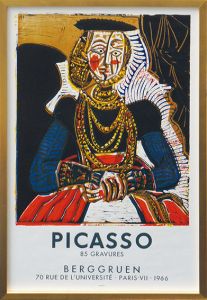パブロ・ピカソ ポスター額「Picasso 85 Gravures」/