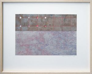 中村桂子画額「地の水-4」/Keiko Nakamuraのサムネール