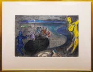 マルク・シャガール版画額「ブリュアクシス将軍の夢　『ダフニスとクロエ』より」/Marc Chagallのサムネール
