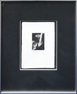 ジャスパー・ジョーンズ版画額「Untitled」/Jasper Johns