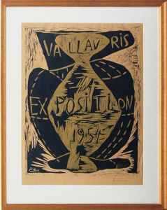 パブロ・ピカソ版画額「Vallauris Exposition 1954」
/Pablo Picassoのサムネール