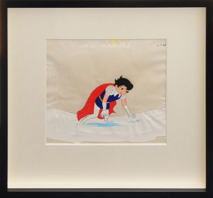 手塚治虫セル画額「リボンの騎士6」/Osamu Tezukaのサムネール