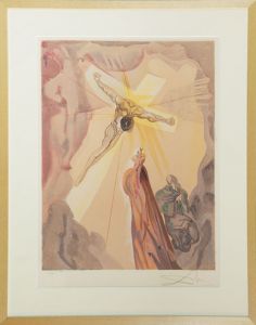 サルバドール・ダリ版画額「Apporition Du Christ」/Salvador Daliのサムネール