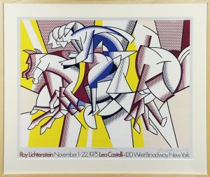 ロイ・リキテンシュタイン　ポスター額「Leo Castelli 1975」/Roy Lichtensteinのサムネール