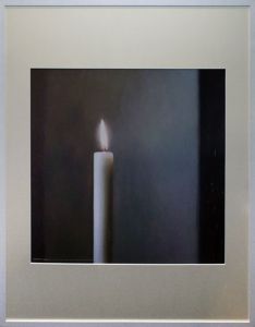 ゲルハルト・リヒター　ポスター額「Candle」/Gerhard Richter