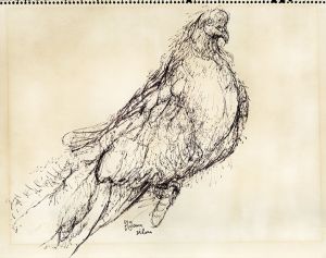 柳原義達作品「鳩」/Yoshitatsu Yanagihara