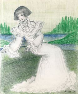 湖に佇む女性/内藤ルネのサムネール