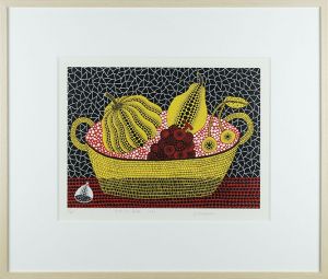 草間彌生版画額「かぼちゃと果物」/Yayoi Kusamaのサムネール