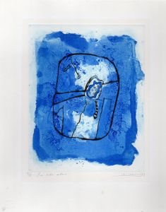 上野憲男版画「In the Blue」/Norio Uenoのサムネール