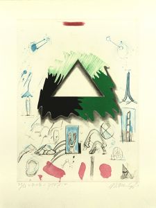 関根伸夫版画「三角の窓のproject」/Nobuo Sekineのサムネール