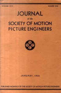 Journal of the Society of Motion Picture Engineers /Sylvan Harris編のサムネール