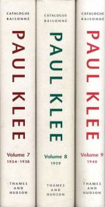 パウル・クレー　カタログ・レゾネ　Paul Klee: Catalogue Raisonne 1934-1938/1939/1940 Volume7-9　3冊組/Paul Klee Foundationのサムネール
