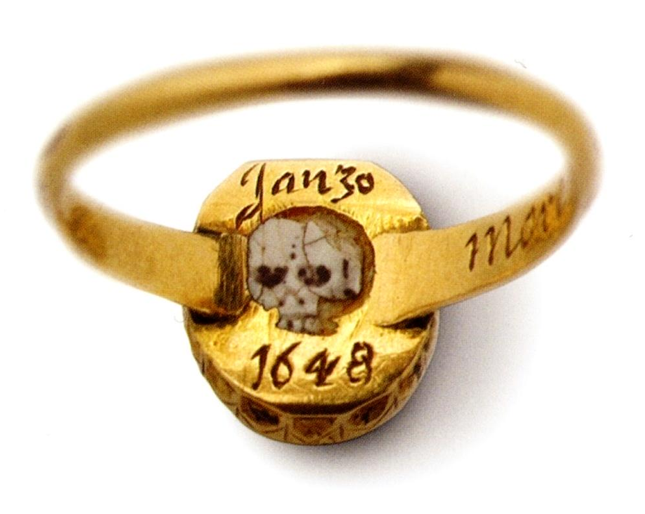 Totally Awesome Skull Ring Back