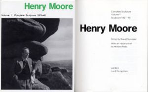 ヘンリー・ムーア作品集　全6冊揃　Henry Moore Complete Sculpture/David  Sylvesterのサムネール