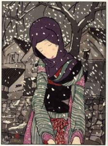 竹久夢二 「雪の夜の伝説」/Yumeji Takehisaのサムネール