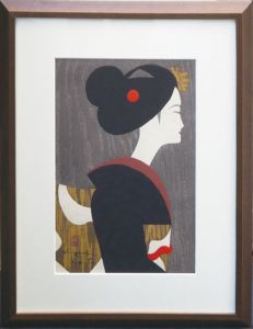 斎藤清版画額「舞子」/Kiyoshi Saitoのサムネール