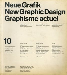 Neue Grafik/New Graphic Design/Graphisme actuel 10/Dr.H.L.C.Jaffe/Hans Neuburg/Peter Andermattのサムネール