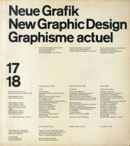 Neue Grafik/New Graphic Design/Graphisme actuel 17/18/Richard P.Lohse/Eckhard Neumann/Margit Staber/Hans Neuburg/Fridolin Muller/Bruno Kammerer/Edi Doswald/Josef Muller-Brockmannのサムネール