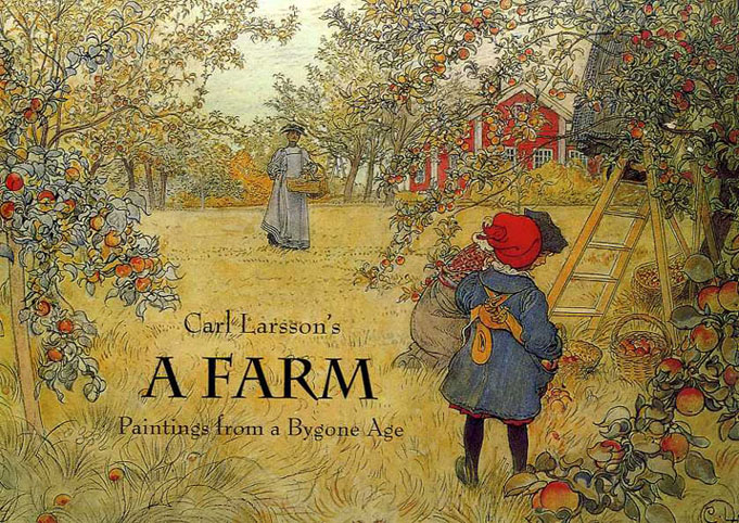 カール・ラーション Carl Larsson's A Farm Paintings from a Bygone Age / Carl Larsson  | Natsume Books