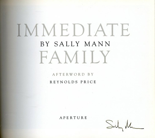 サリー・マン写真集 Sally Mann: Immediate Family / Sally Mann | Natsume Books