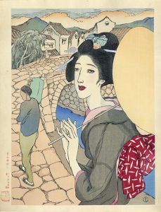 竹久夢二版画「眼鏡橋」/Yumeji Takehisaのサムネール