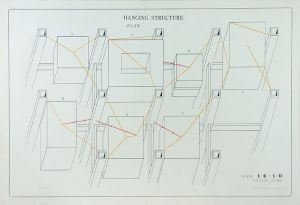 磯辺行久版画「Hanging Structure Plan」/Yukihisa Isobe