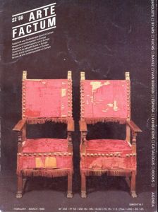 Arte Factum Febr-March1988 Magazine of contemporary Art in Europe NR22/のサムネール