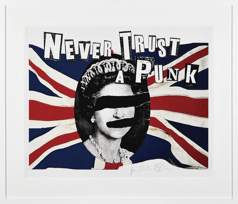 ジェイミー・リード版画額「Never Trust a Punk」 | Natsume Books