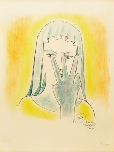 三本の指で顔を隠す聖母/ジャン・コクトーのサムネール