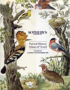 サザビーズ　オークションカタログ　博物学、地図、旅行　Sotheby's Natural History, Atlases & Travel : Tuesday 7th December 1993/のサムネール