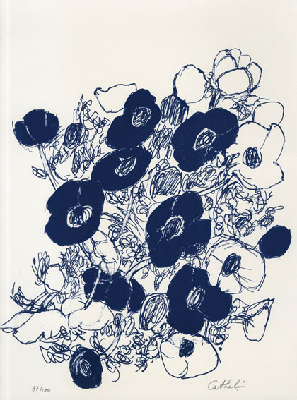 ベルナール・カトラン版画「花」 | Natsume Books